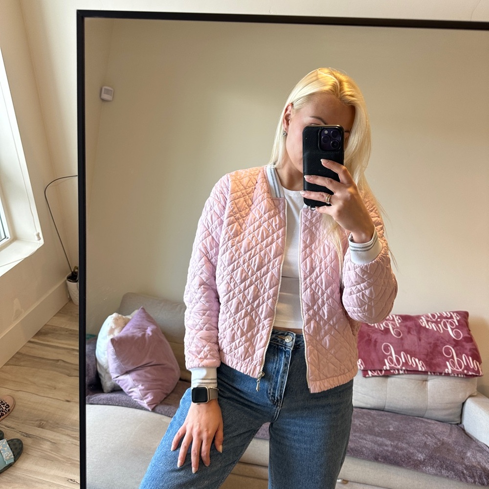 Pink Quilted Women's Jacket